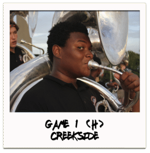 Game 1 vs Creekside