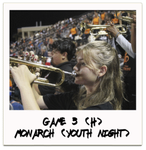 Game 3 vs Monarch
